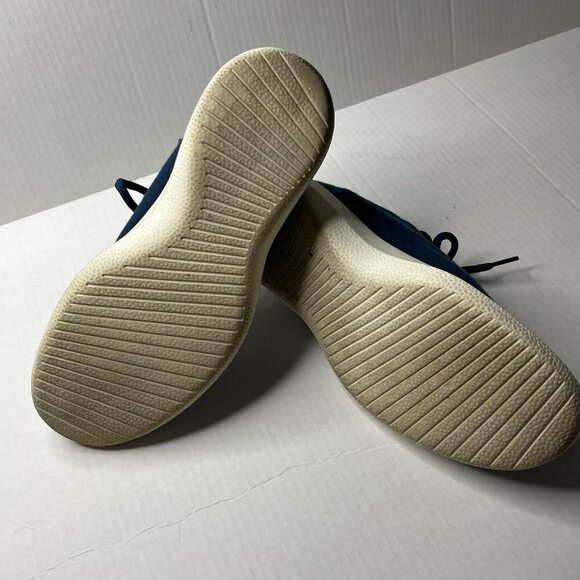 Allbirds Men's Wool Runners Hazy Indigo Blue‎ Blizzard White Sole Size 10 - Picture 9 of 9